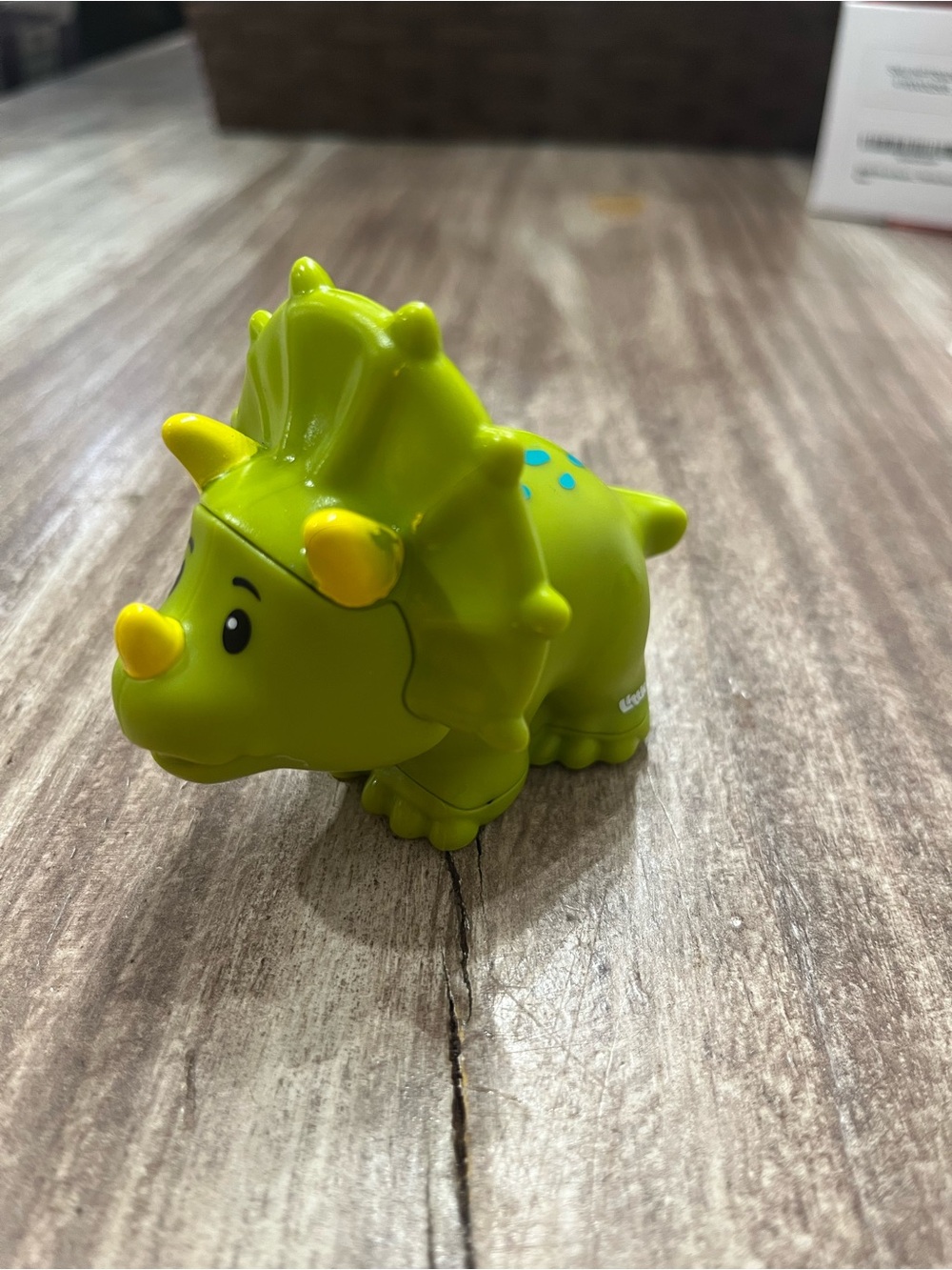 Replacement Green Triceratops Little People figure